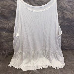 ribbed flowy top
